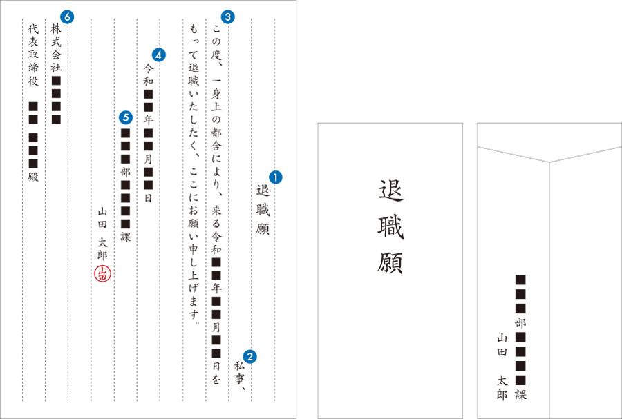 退職願 サンプル